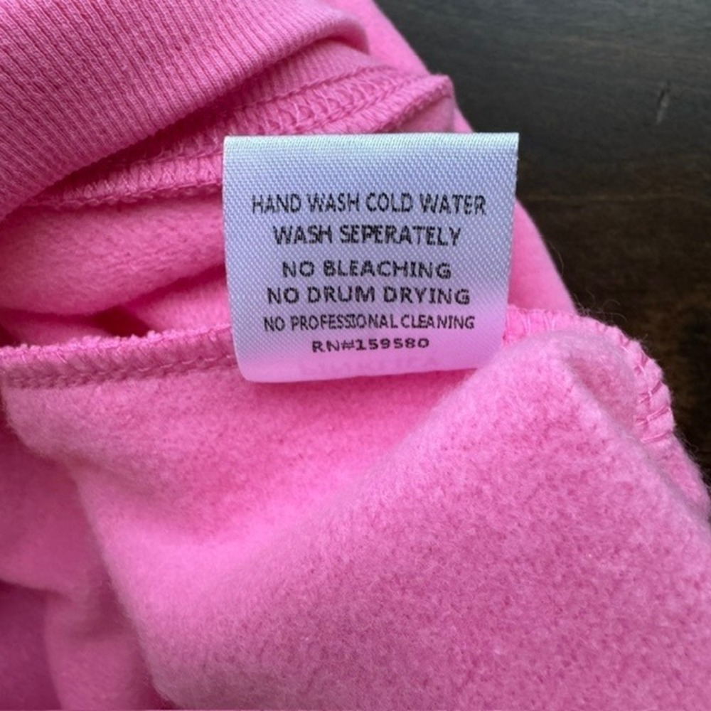 NWOT Pink Lily Sunshine & Coffee Graphic Sweatshirt Hot Pink Women's Small - Picture 7 of 10